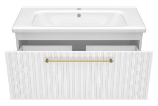 Подвесная тумба под раковину Brevita Alicante ALI-09090-0101Я 90см белый